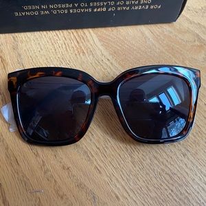 Diff Sunglasses Tortoise Grey Brand New In Box